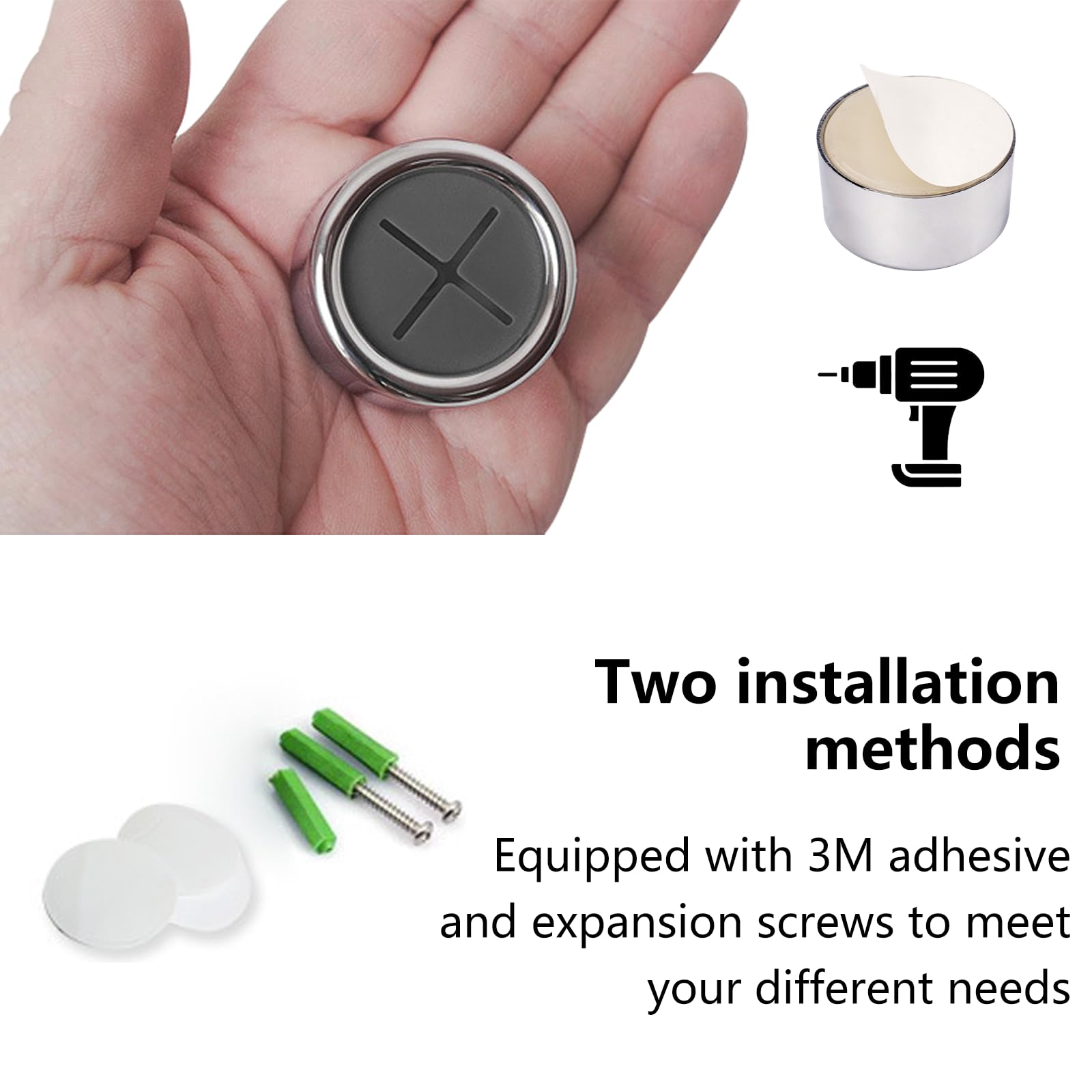 Janety 4 Pezzi Appendi Strofinacci Cucina, Asciugamano Morsetto Gancio Autoadesivo, nessuna necessità di punzonatura, Rotondo Gancio con Morsetto Gancio Autoadesivo, adatto per bagni, cucine
