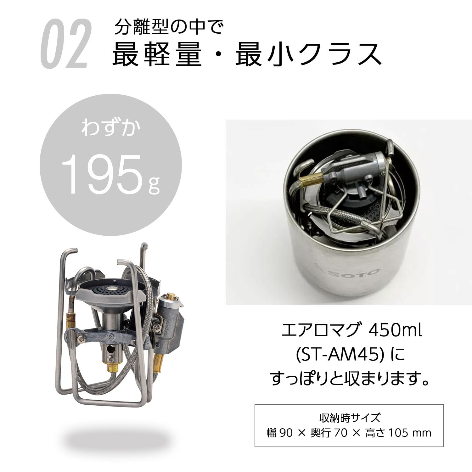 SOTO ST-331 TrekMaster Single Burner, Made in Japan, TrekMaster CB