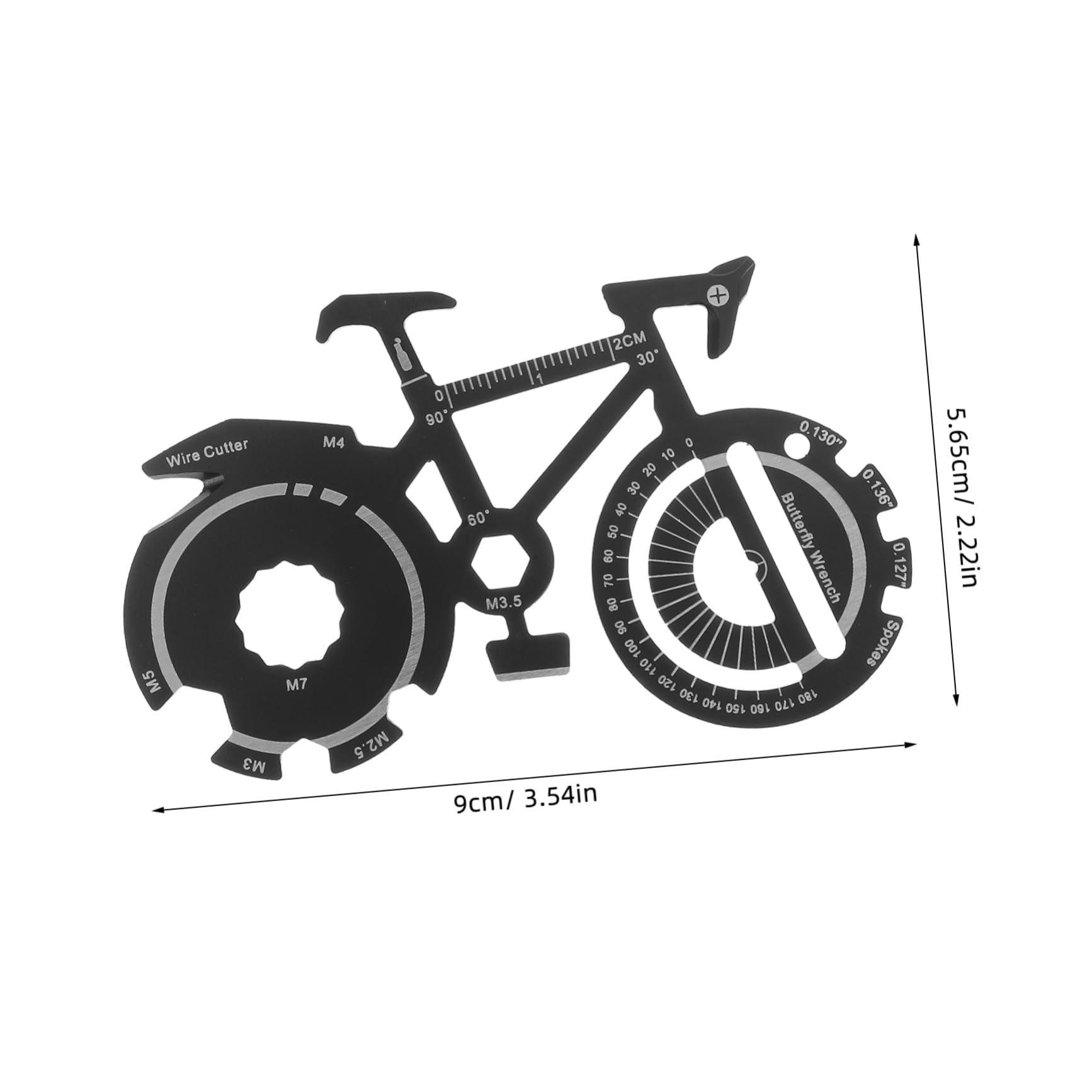 TOPPERFUN Cycling Design 20 Functions Compact and Stylish Tool for Bike Enthusiasts