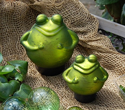 Gartenzaubereien Schwimmfrosch mit Kind als Miniteich - Deko für...