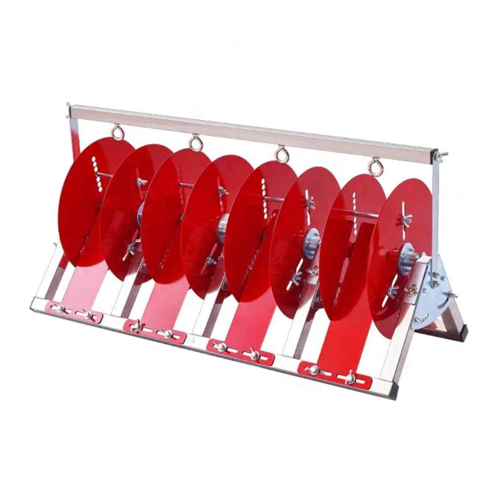 Dispensador de bobinas de alambre multicarrete para taller u obra (66,5 x 28 x 34 cm)