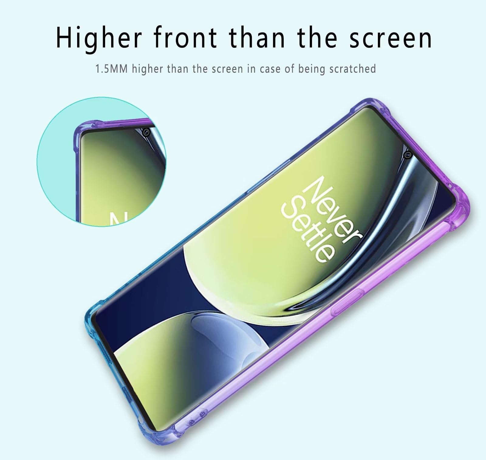 EASSGU Custodia per OnePlus Nord CE 3 Lite (6.7 Inches), Cover