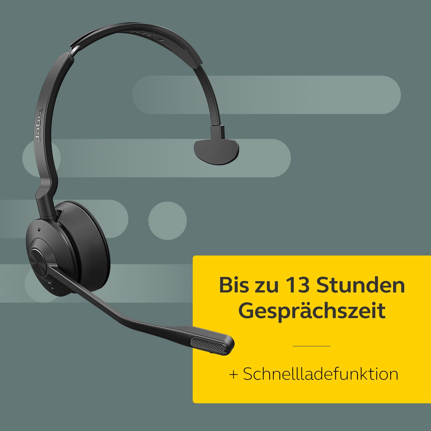 Jabra Engage 75 SE Mono Headset with Headband pad, Base, Power Supply, 1.5m USB-C to USB-A Cable, Desk Phone Cable, Quick Start Guide, Warranty and Warning (Safety leaflets)