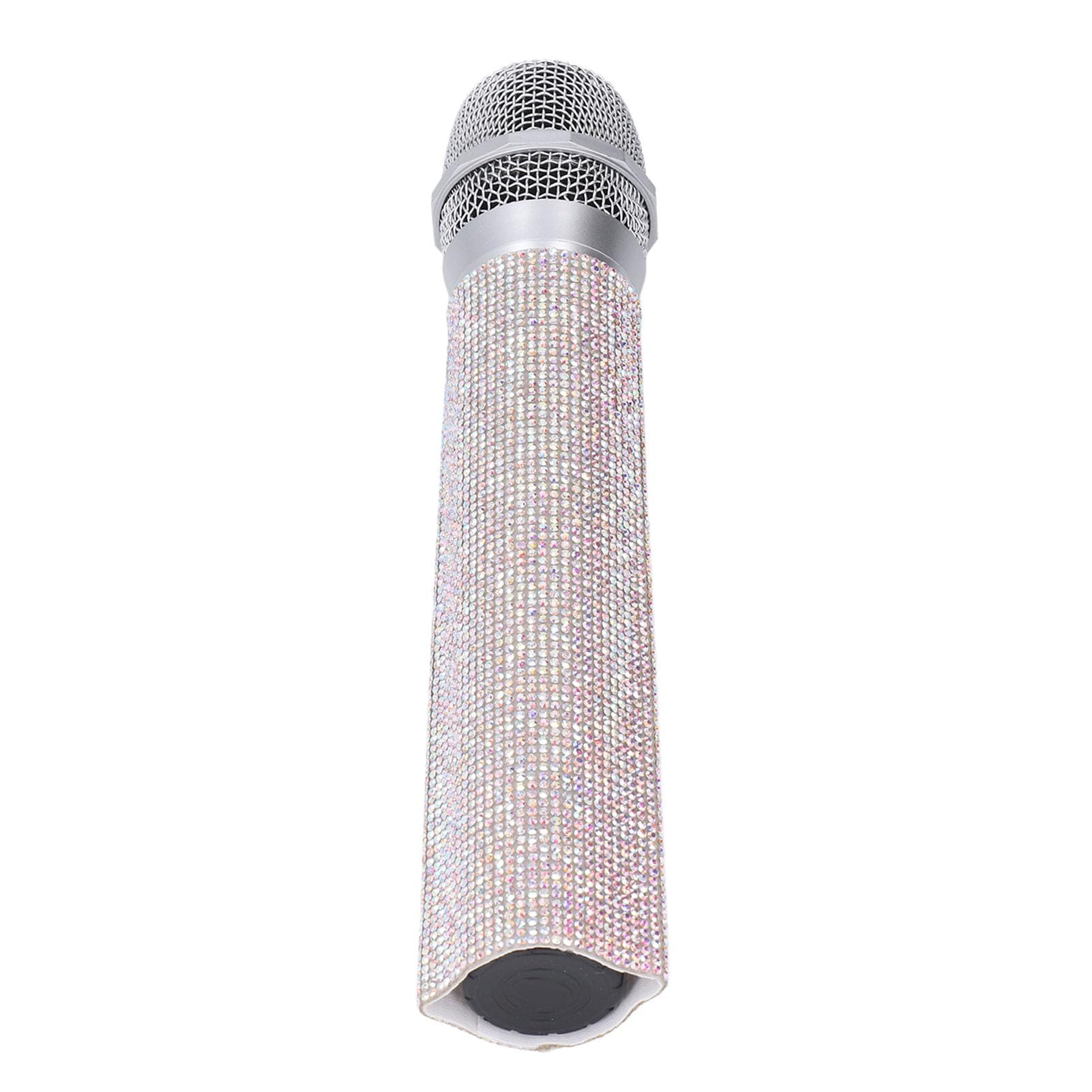 Housse Décorative Brillante pour Microphone, étui de Micro en Cristal pailleté, Housse de Microphone sans Fil à Paillettes, Scintillants, Protection de Manche de Micro