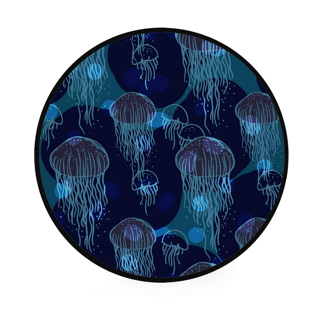 Paillasson rond méduse tapis antidérapant pour stopper l'eau dans la cuisine et l'entrée