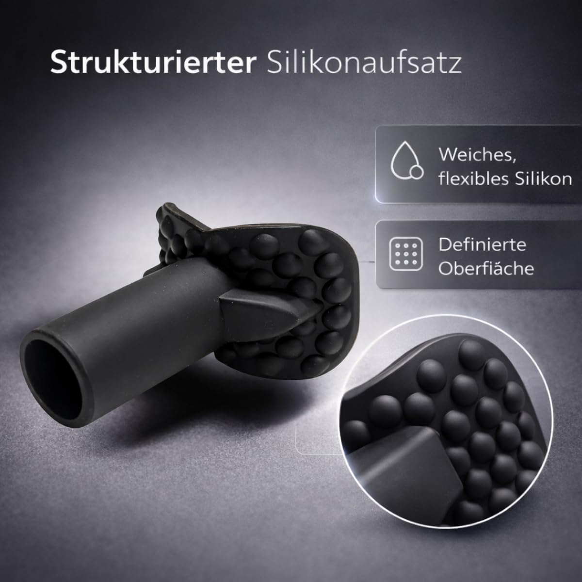 Lippenvibrator Vibrationsgerät für Mund- & Gesichtsmotorik Silikon-Mundstück wiederaufladbar Rot