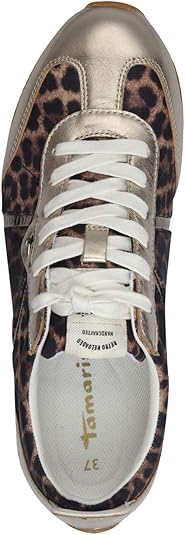 Tamaris Damen Sneaker low 1 23653 44, leopard comb (1 23653 44 329), 39 EU