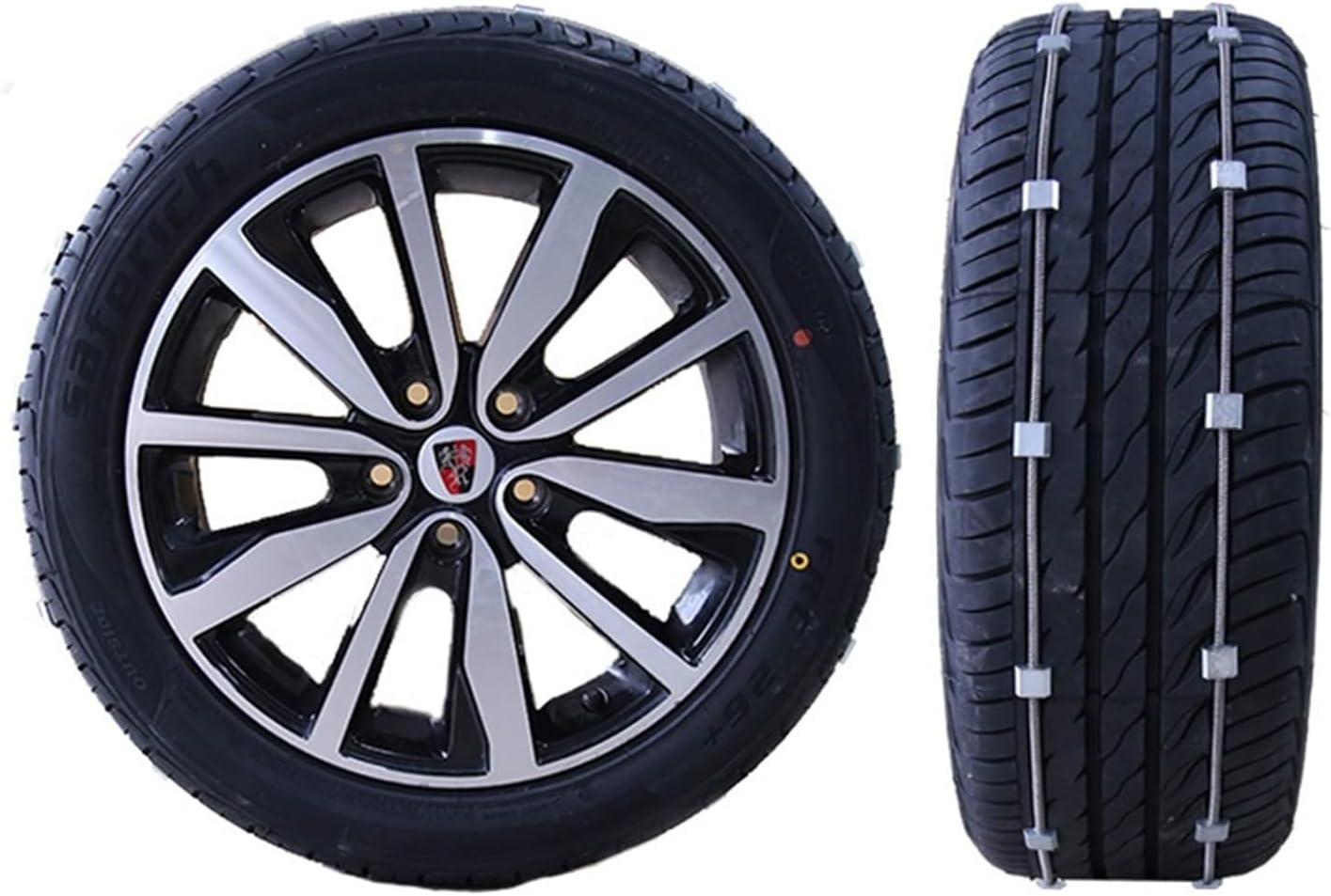 Invisible -skid chain Car SUV off-road vehicle snow and ice tire -skid chain Steel tire -skid chain