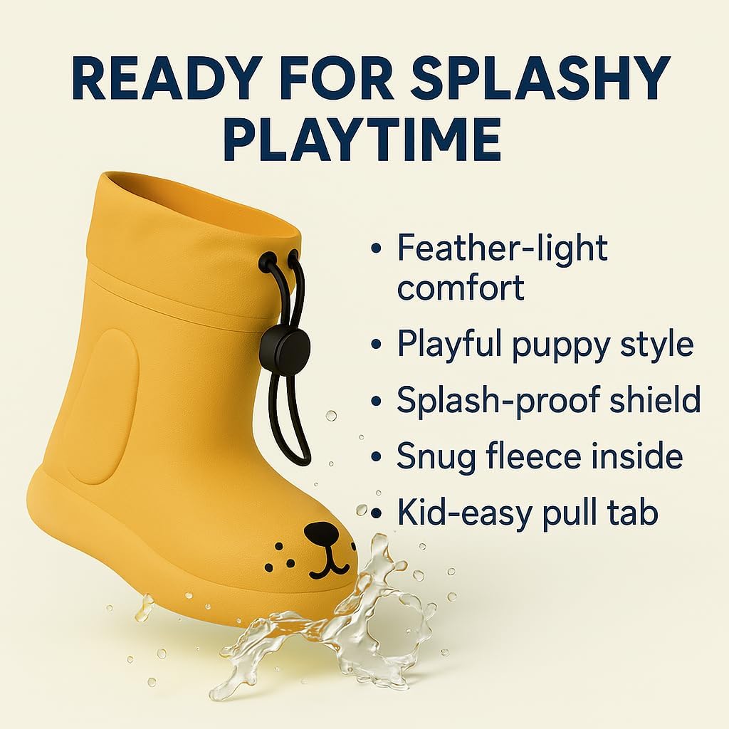 Toddler Rain Boots – Premium Kids Rain Boots for Boys & Girls