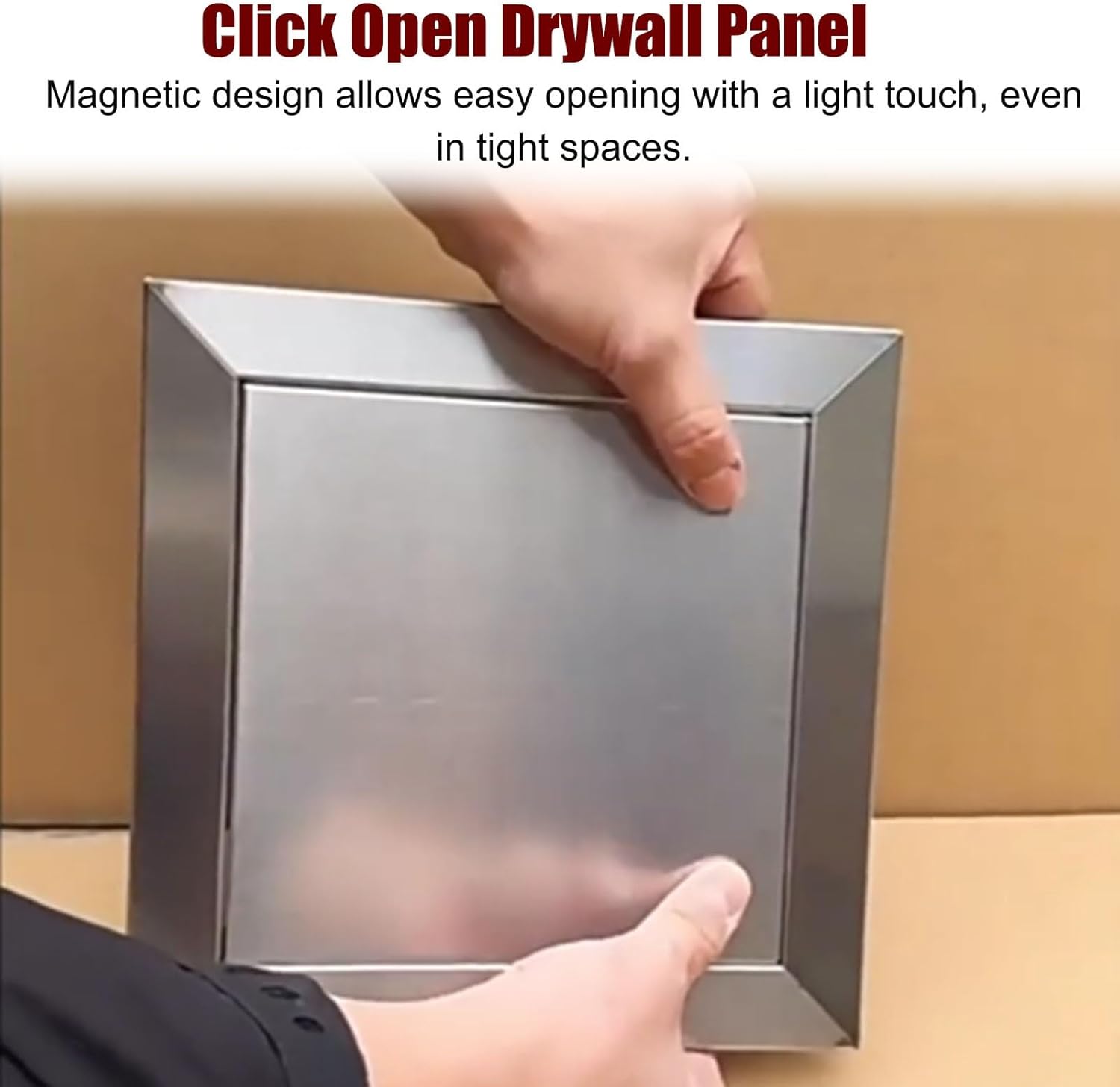 Ceiling Access Panel for Drywall - Stainless Steel Pop Out Attic Door, Outdoor Inspect Hatch, BBQ Access Door, Sizes: 10-24 in, 20x24in(500x600mm)