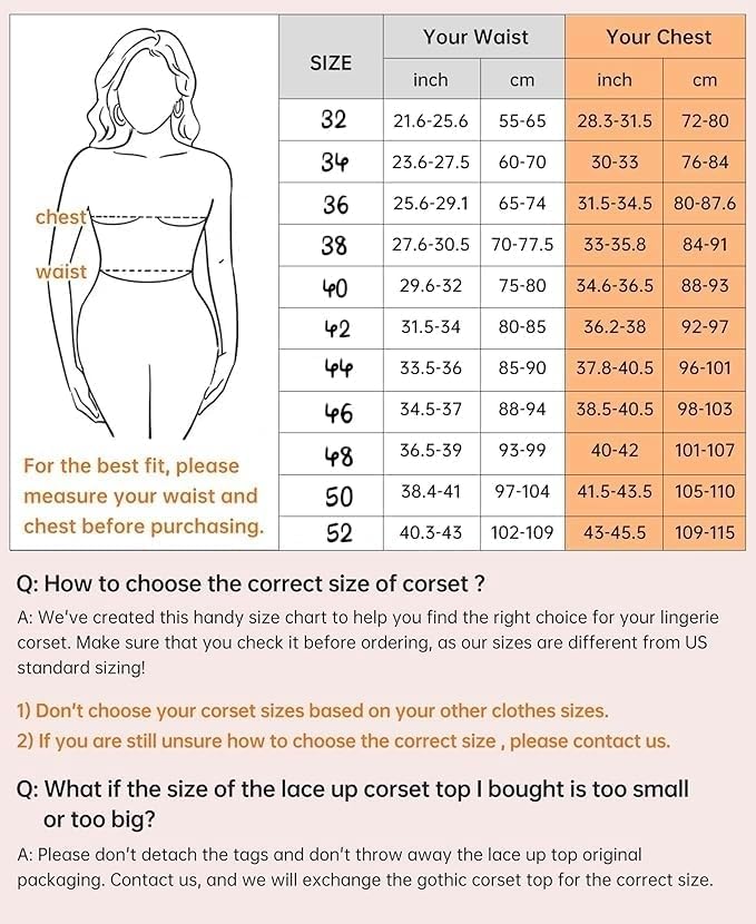 Corset sous la poitrine en PVC laqué noir taille 46 Naveed