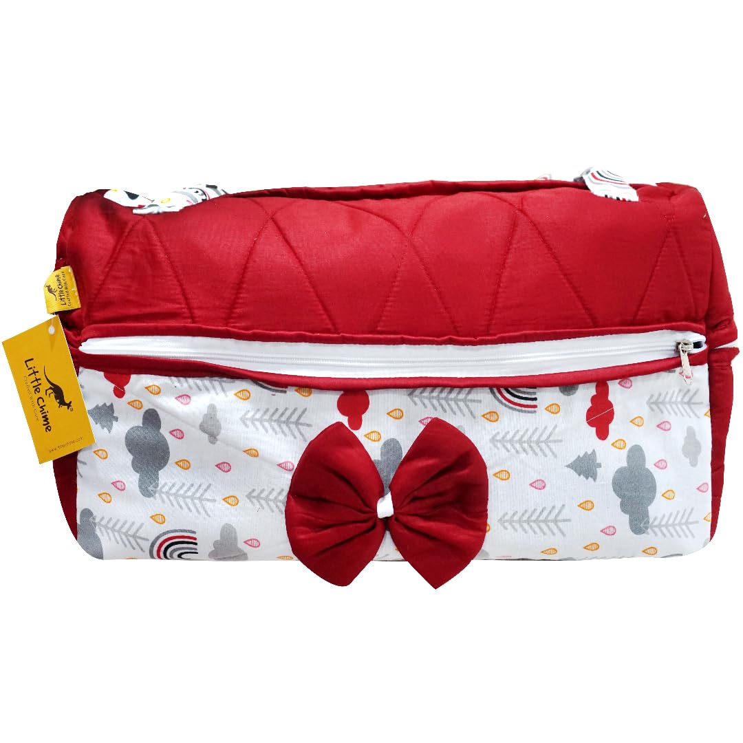 little chime Mother Bag | Spacious Baby Diaper Bag for Moms | Multi-Compartment Organizer for Baby Essentials | Durable, Lightweight and Travel-Friendly Maternity Bag-picture-15