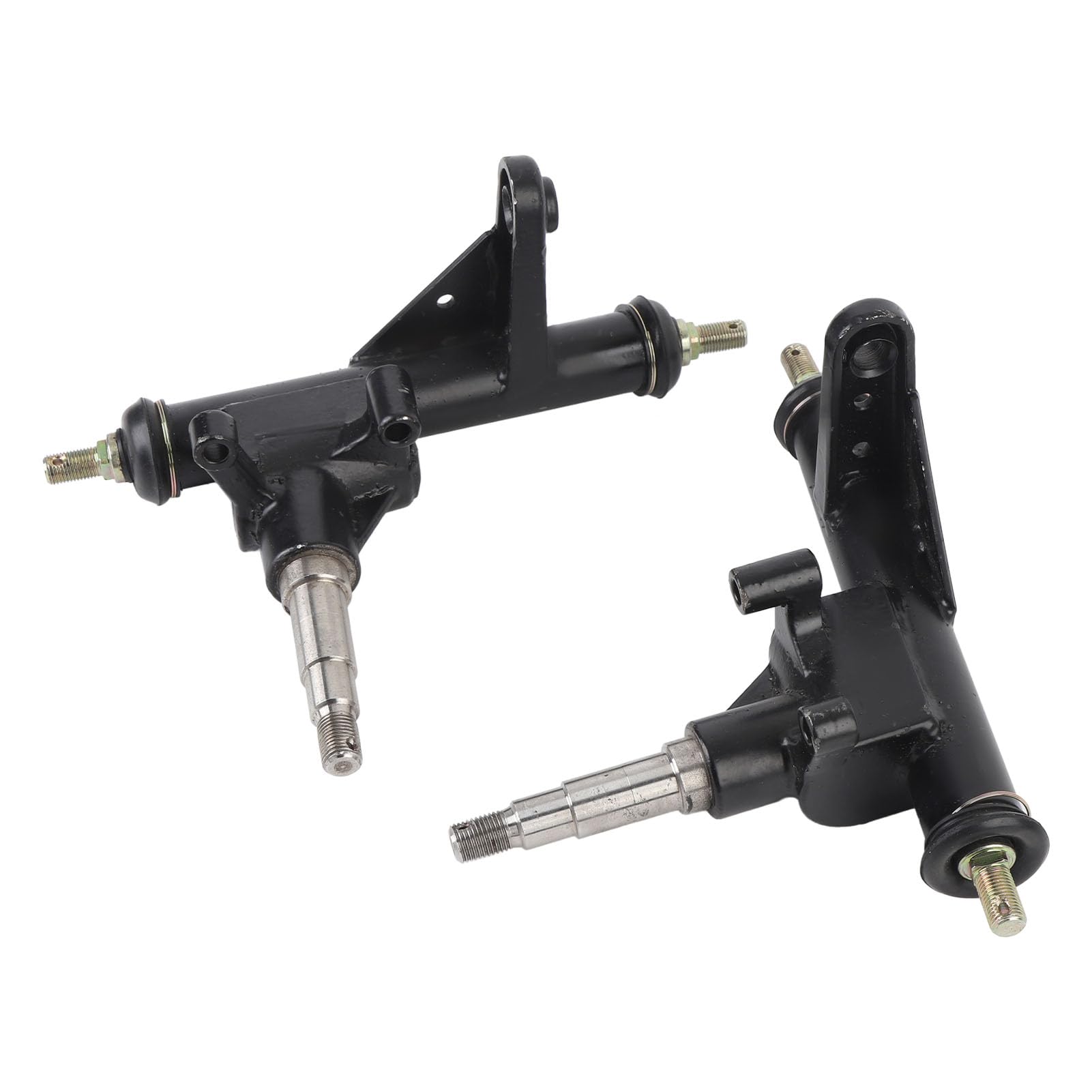 RiToEasysports Perno Puntone Sinistro Destro in Lega di Acciaio per Go Kart Perno Albero da 3,5 Pollici Diametro Esterno 32 Mm con Sterzo Preciso Installazione Facile per Kandi Go Kart Buggy