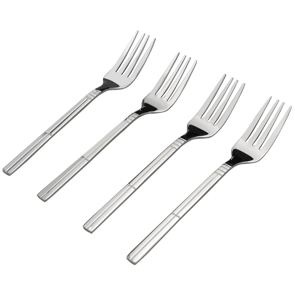 Saedy Stainless Steel Dinner Forks, 7.9 Inches, 12 Piece Table Forks Set