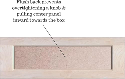 Miniatura 9 de Reemplazo frontal de puerta de gabinete de arce sin terminar - 11.5W x 22H