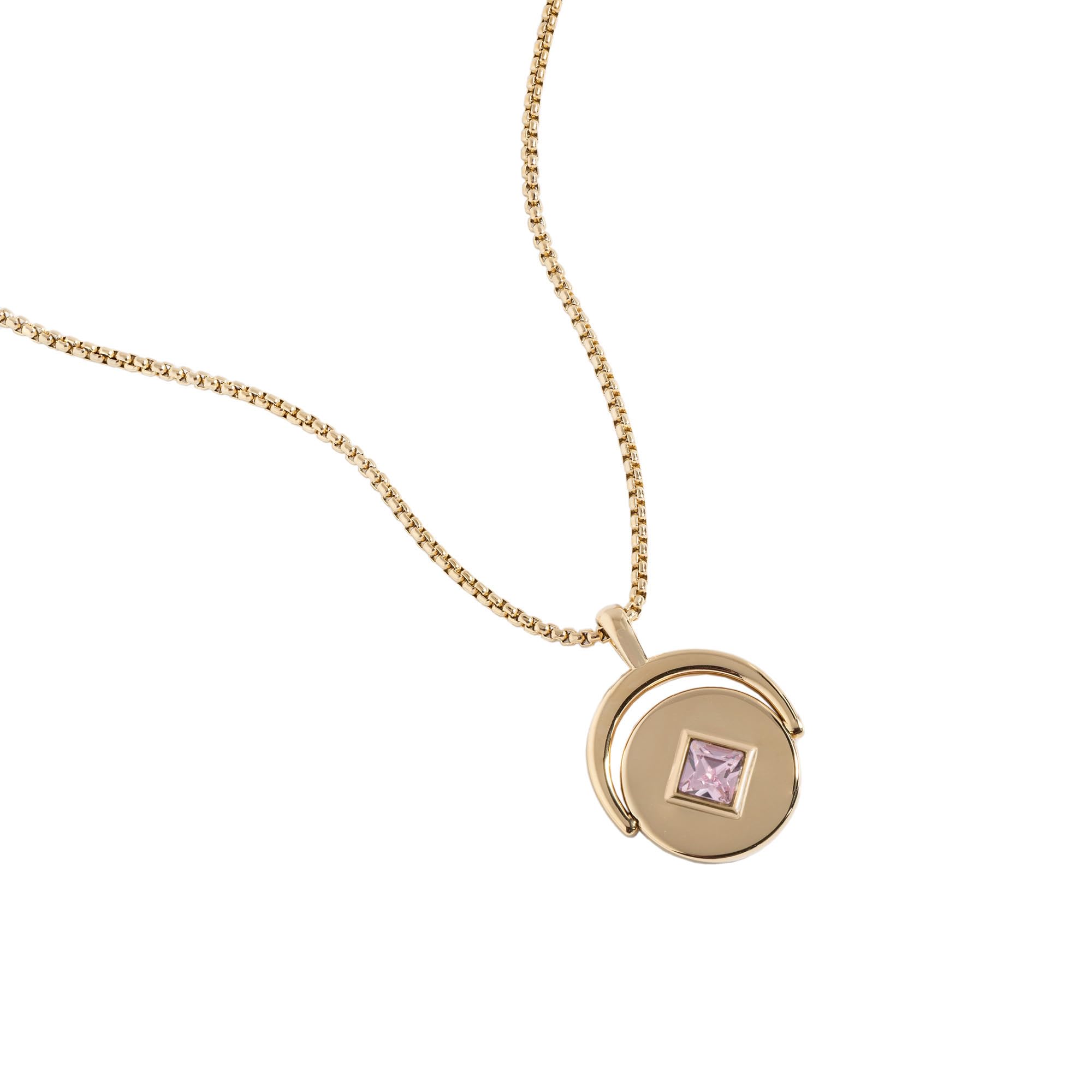 Alex and Ani September Birthstone and Flower Flip Charm Necklace