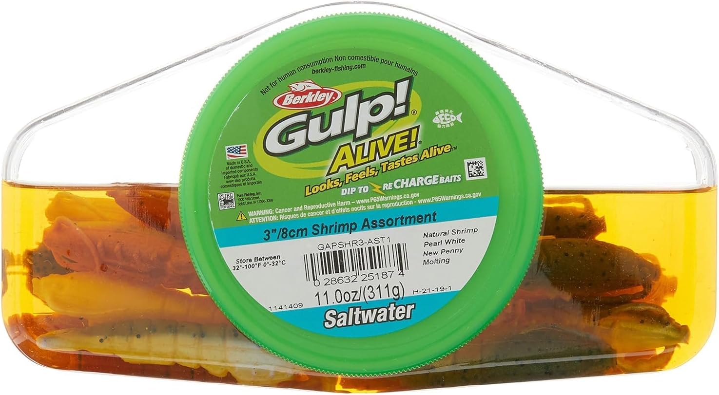 Gulp! Alive! Shrimp Assortment , 3-Inch