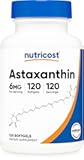 Astaxanthin 6mg, Non-GMO and Gluten Free, 120 Softgels (4 Month Supply)