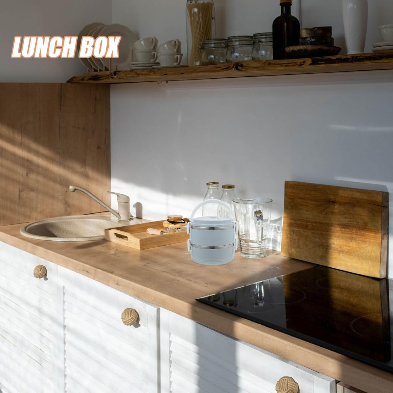 Le Choix Du Président Contenant Bento En Acier Inoxydable à 2 Compartiments - 1 Ea