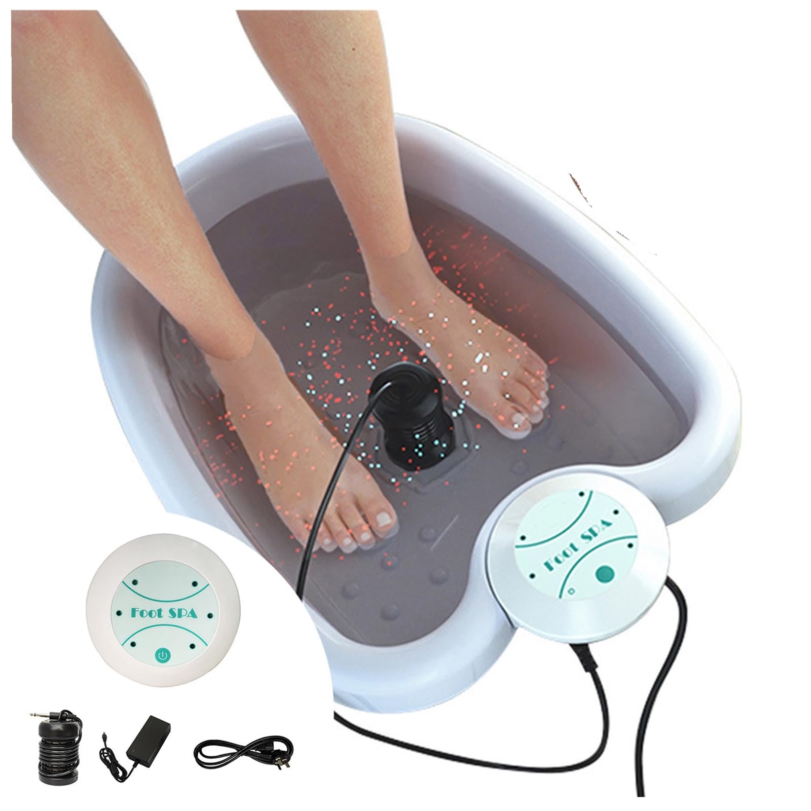フットケア DET o 3bottlesdetoxDETSsss Ionic Foot Bath Detox Machine, 2025 Upgrade Portable Ionic Feet