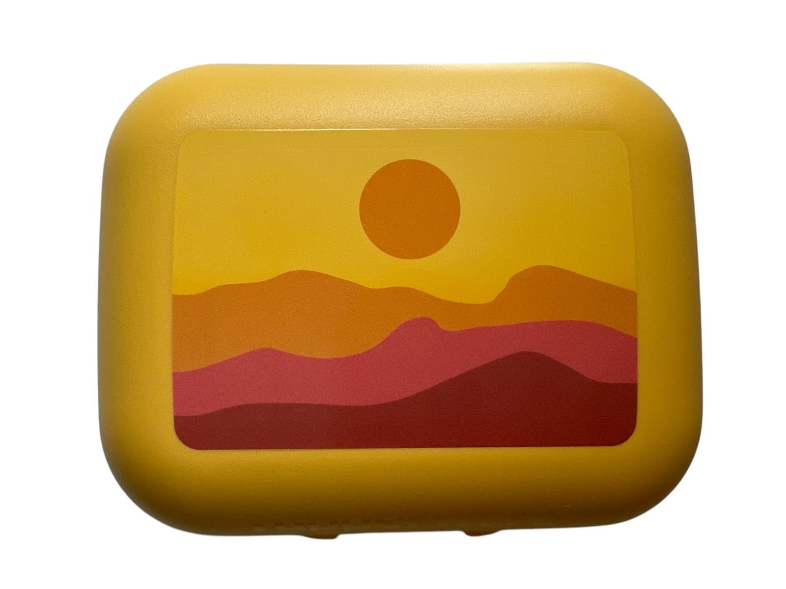 Tupperware To Go Twin Lunch Box Yellow Size 3