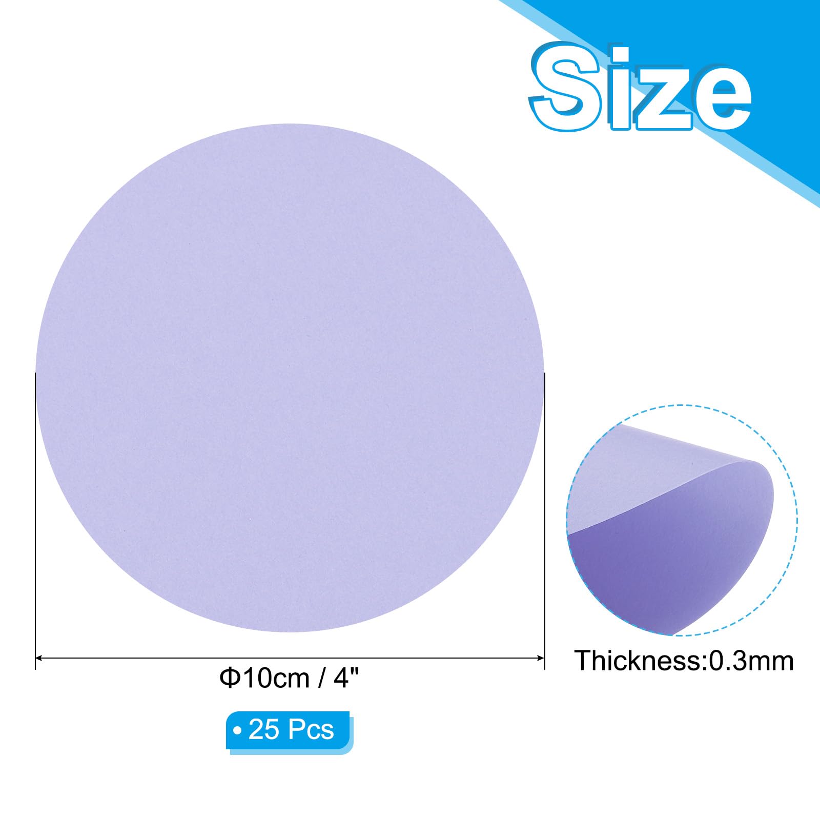 PATIKIL 4inch Circle Card Stock - Image 2