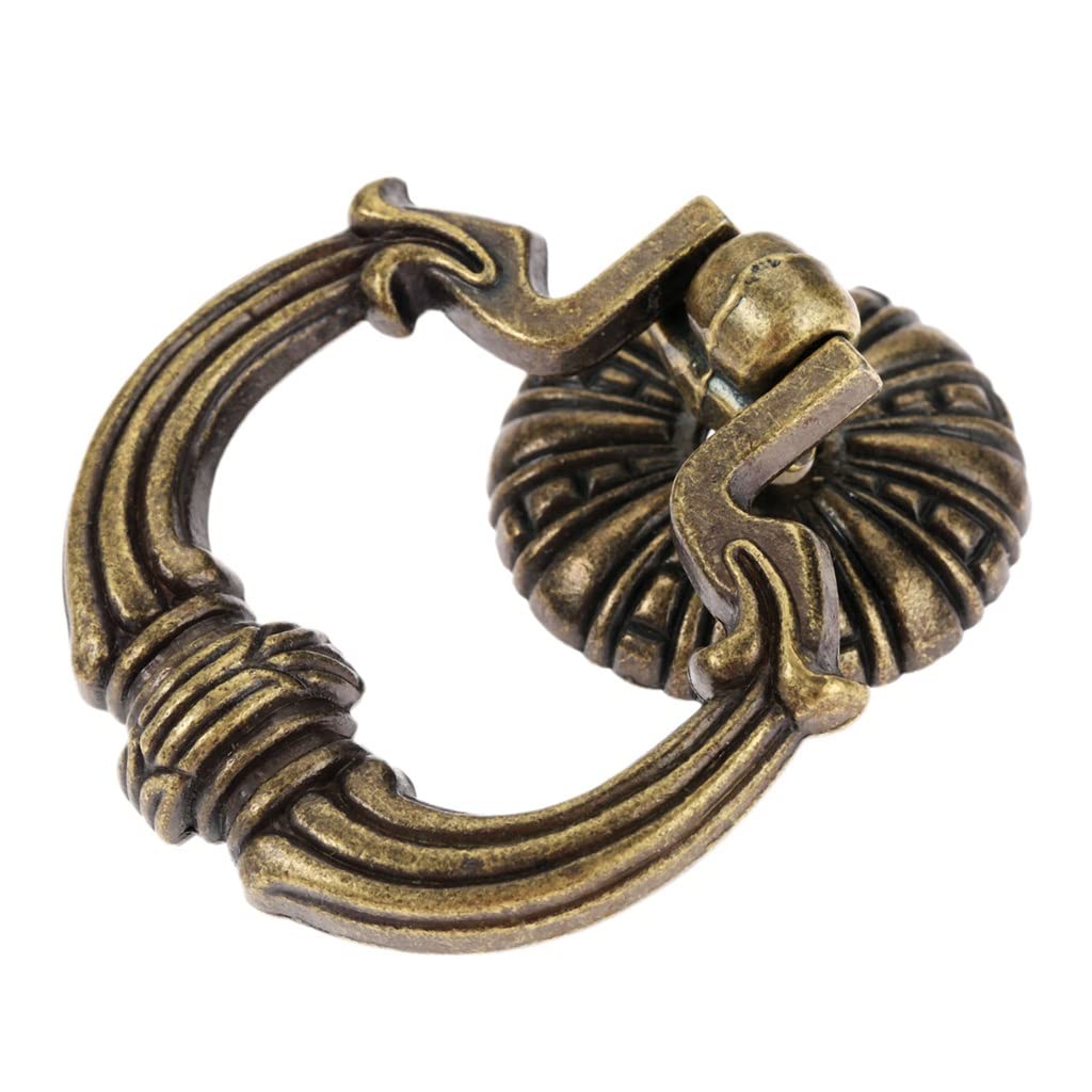 Bouton de meuble en bronze antique ciselé style européen classique