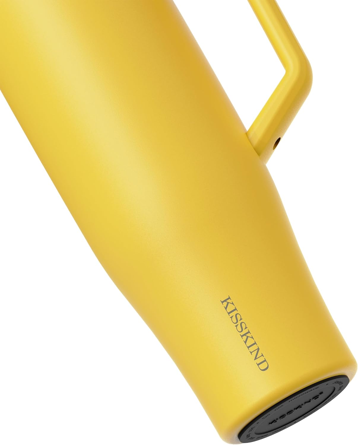 KISSKIND 40 oz Tumbler with Handle and Straw | Lumi Spin Hidden Straw 100% Leakproof Insulated Tumbler | Stainless Steel Water Bottle for Mom, Nurse, Teacher | Ginger - Image 8