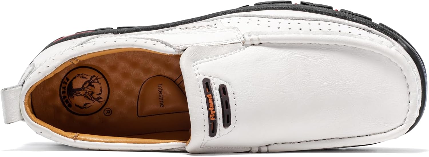 FLYLAND Basic 1.0 Men's Fashion Loafers Vintage Classical Leather Ankle Boots Handmade Chukka Boots Daily Casual Work Office Shoes Driving Shoes - Image 7