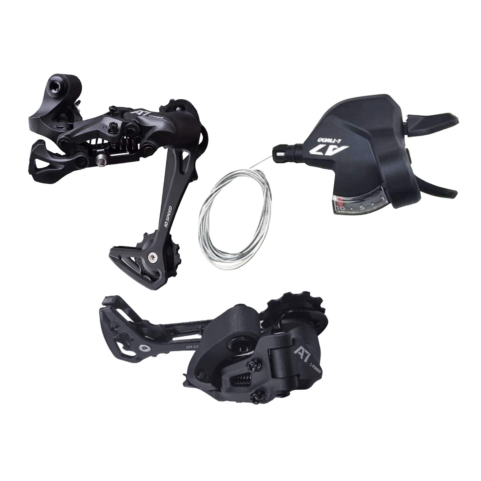 Leeadwaey Bici deragliatore posteriore A7 montaggio diretto per RD MTB Mountain Bike ricambi cambio destro