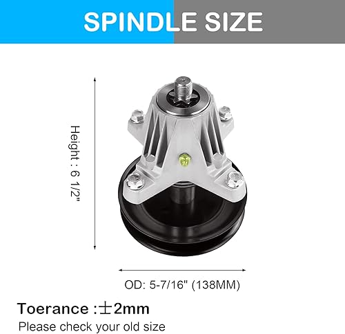 Miniatura 2 de Kit de reconstrucción de cubierta para MTD Cub Cadet Craftsman 54 pulgadas RZT L54KH S54 L54KW ZT S54KH Z6600, 3 husillos 618-06978 918-06978, 3