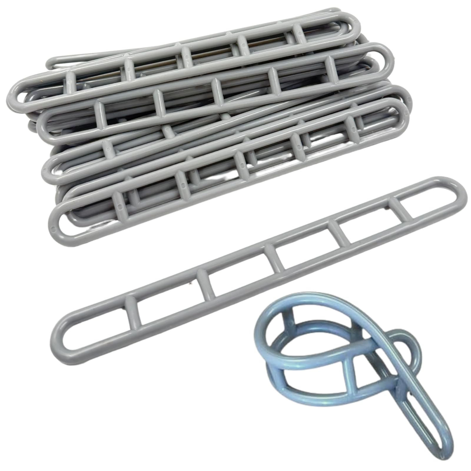 HowseHold Échelles pour auvent de caravane [Pack de 50] Sangles de tension extra robustes et résistantes aux vents/tempêtes - en caoutchouc flexible et solide
