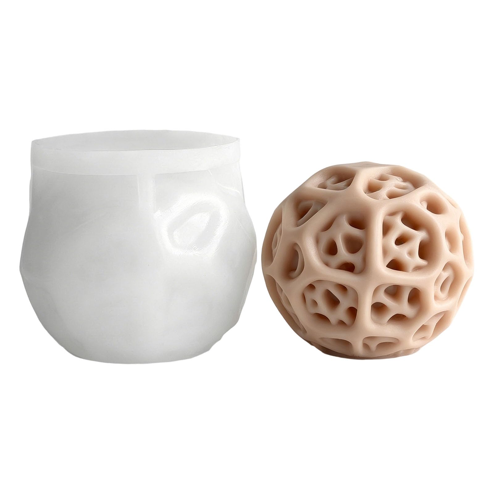 our fave Hollow Geometric Texture Silicone Molds Easy Demolding for Epoxy Resin Gypsum Ornament Topological Elastomer Cast