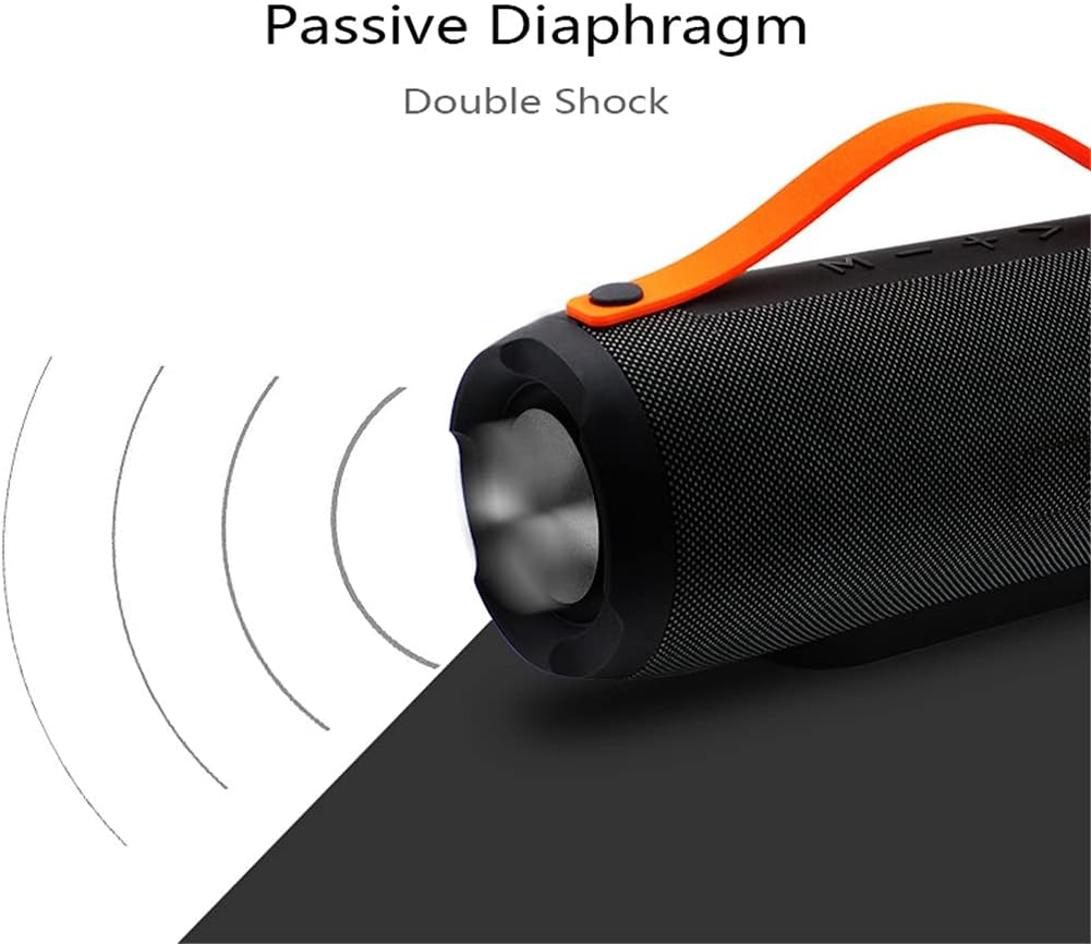 sound bars outdoor portable column wireless bluetooth speaker radio music stereo subwoofer waterproof color black