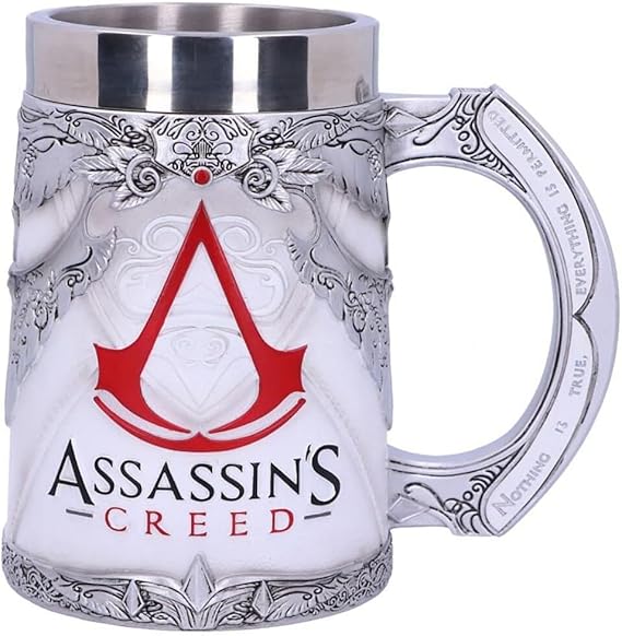 Ubisoft utger att människor köper färre spel 9 61TGjY3Je3L. AC SX569 Nemesis Now Video Game Merch Tankard, Hand-Painted Resin Beer Mug, Stainless Steel Removable Insert, Gamer Gifts, 15.5cm - Assassins Creed The Creed
