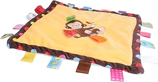 BESTOYARD 2 Pçs Brinquedo Infantil Mastigar Brinquedos Mordedor Brinquedos Para Bebês Dentição Pano Infantil Mordedor Dentição Brinquedos Cobertor De Dentição Apaziguar Brinquedo De Pelúcia