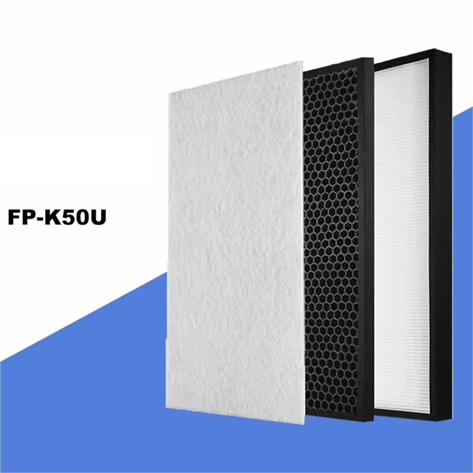Filtr HEPA. Kompatybilny Z Filtrami Z Węglem Aktywnym Sharp FP-K50U Akcesoria Do Oczyszczaczy Powietrza FZ-K50HFU FZ-K50DFU