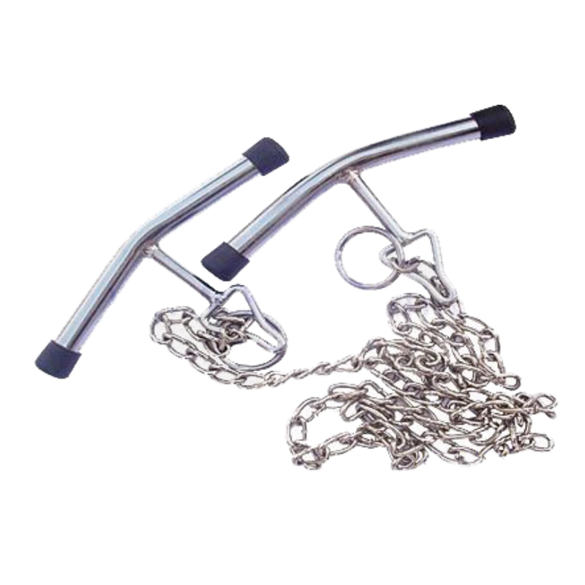 Zikimed Calving Chain with Two Adjustable T-Handle for Cow, Goat & Cattle 60" Long for Calf Pulling