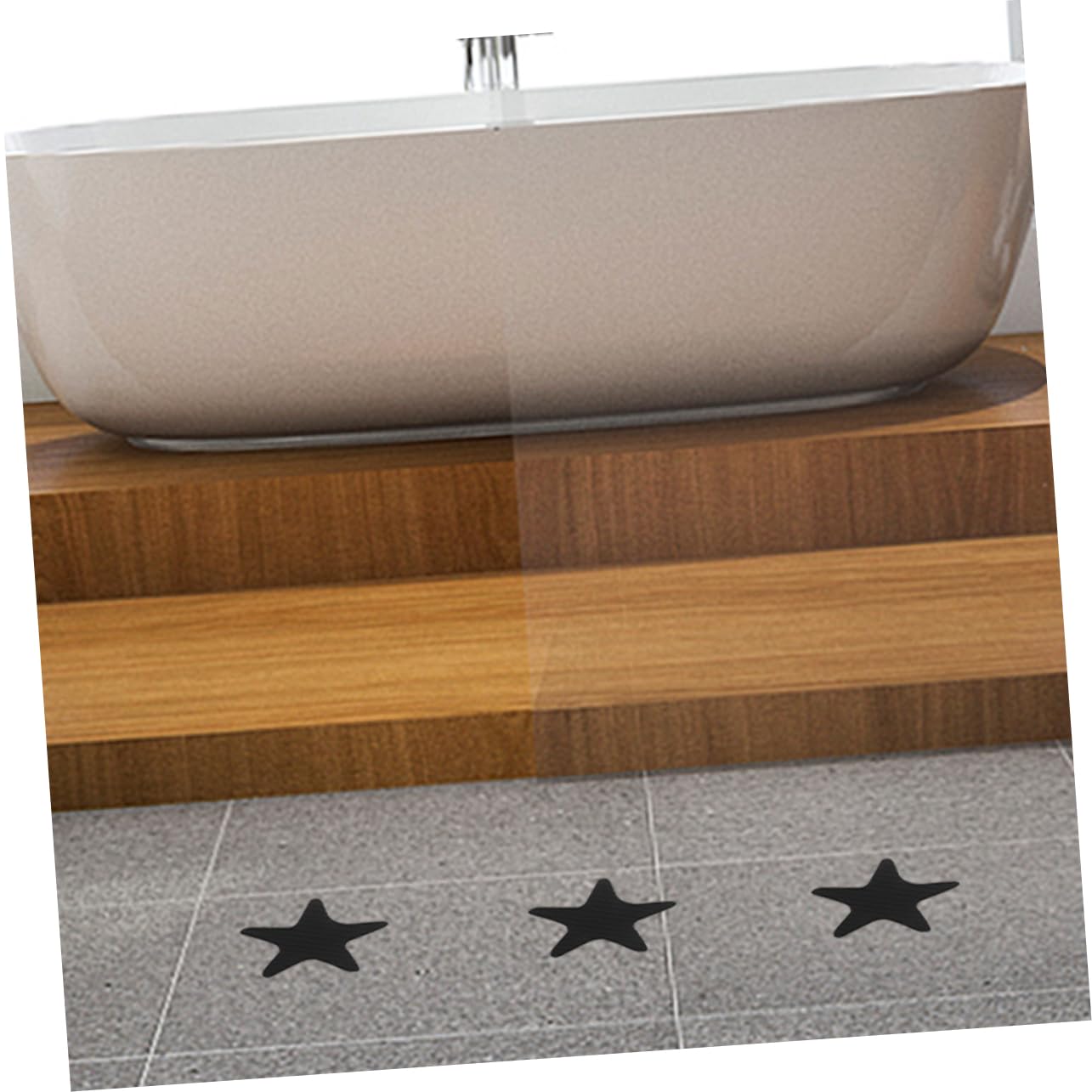 Alipis 120 Piezas Baño Pegatinas Antideslizantes Pegatinas Antideslizantes para Bañera Cinta Anti Baño Pegatina Anti-baño Niño Peva Forma De Estrella Neumático De Deslizamiento