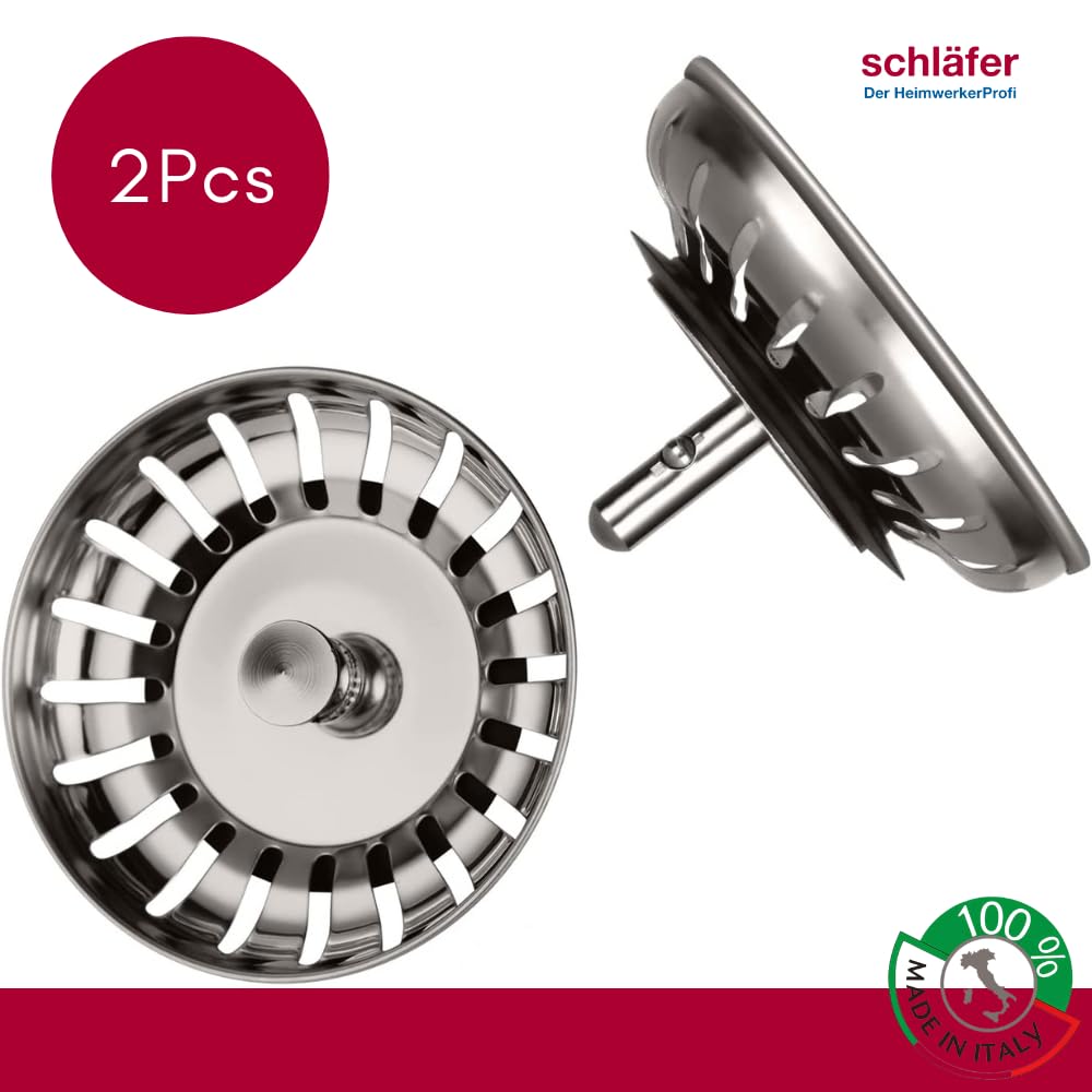 3-in-1 Spülbeckenstöpsel - Edelstahl Sieb Mit Geruchshemmendem Filter