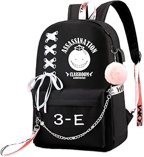 ISaikoy Anime Assassination Classroom Backpack Satchel Bookbag Daypack School Bag Shoulder Bag