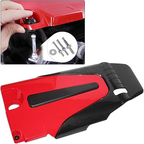 Cubierta de válvula de motor estilo R para Honda Civic 2016-2020 Accord 10th 2018-2020 1.5T
