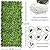 ODTORY Artificial Greenery Wall Roll, 40X120IN(33.5 sqft) UV-Anti Ivy Privacy Fence Wall Screen Faux Plant Panels Backdrop Boxwood Ivy Vine Leaf Hedge Fence for Indoor Outdoor Green Decor