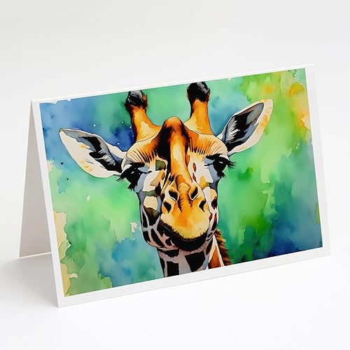 Miniatura 77 de Caroline's Treasures DAC2871GCA7P - Tarjetas de felicitación de bisonte americano, paquete de 8 tarjetas en blanco con sobres, tamaño A7, 5 x 7