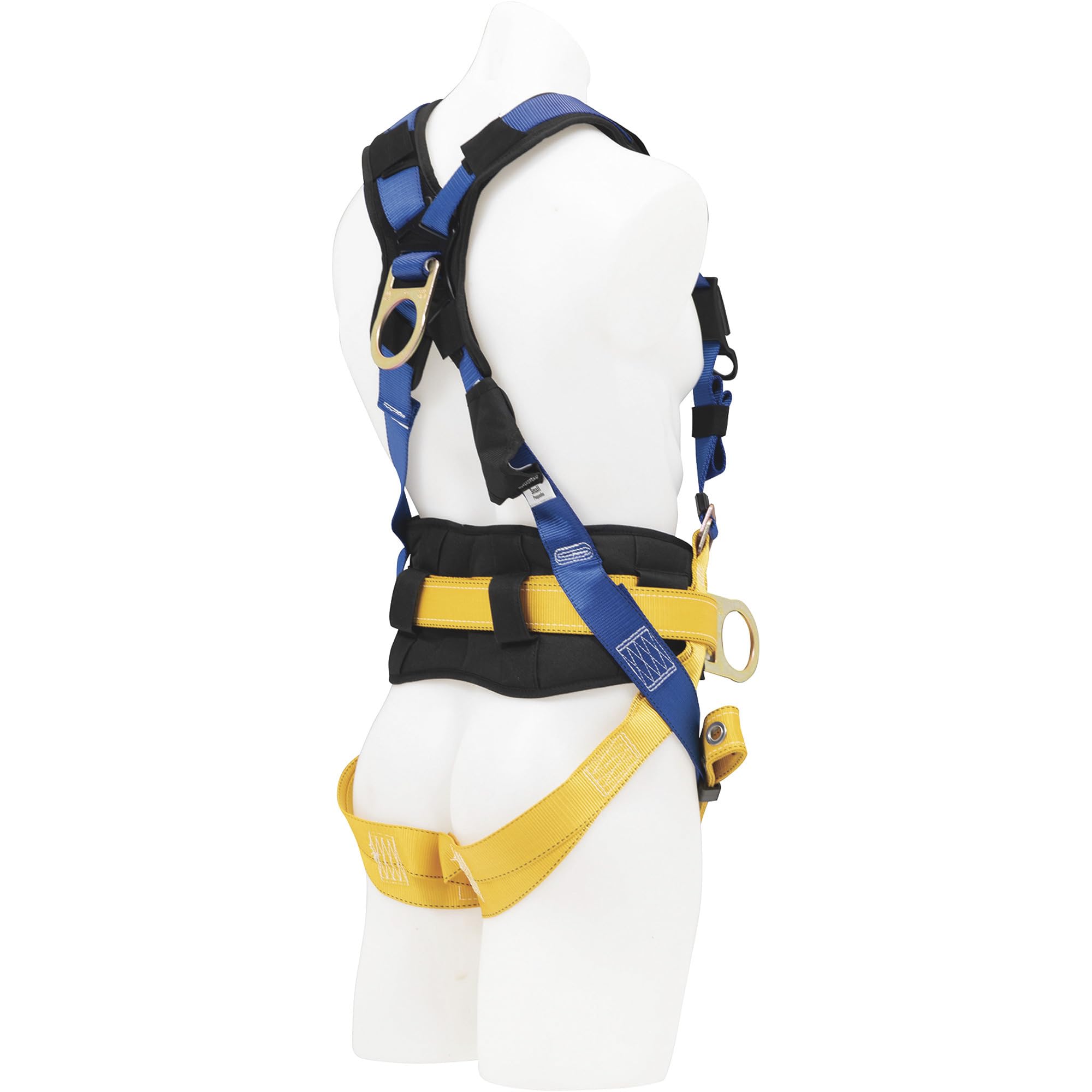 Werner BaseWear Construction Safety 3-Ring Harness- Blue Medium/Large