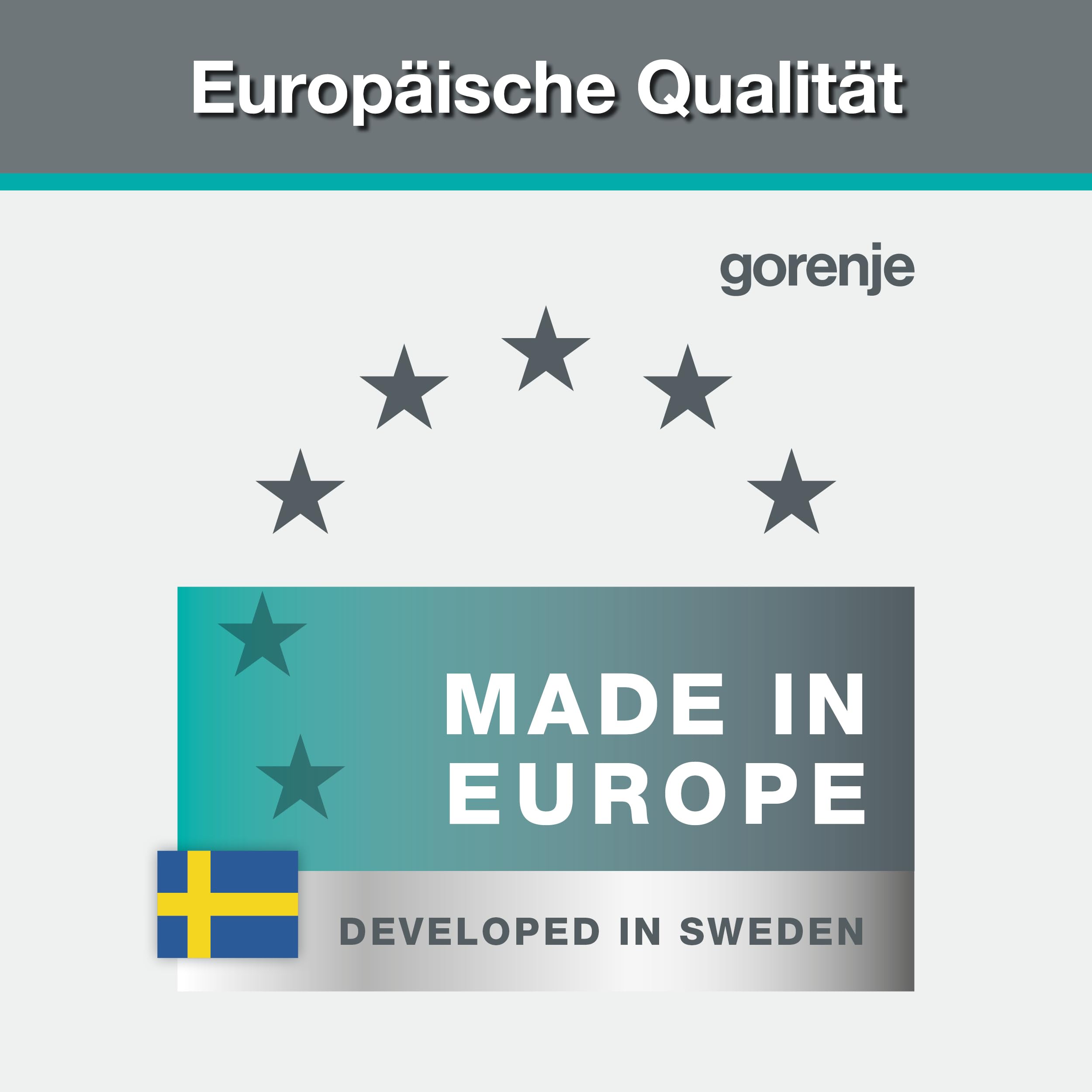 Gorenje GV16B Vollintegrierbar Geschirrspüler/60 cm/8 Programme/16 Maßgedecke/Europäische Qualität/Total AquaStop/TotalDry/Intensive Reinigungszone/BottleWash/FlexUse/Einbaumaße(BxHxT): 60× 82×55,5 cm