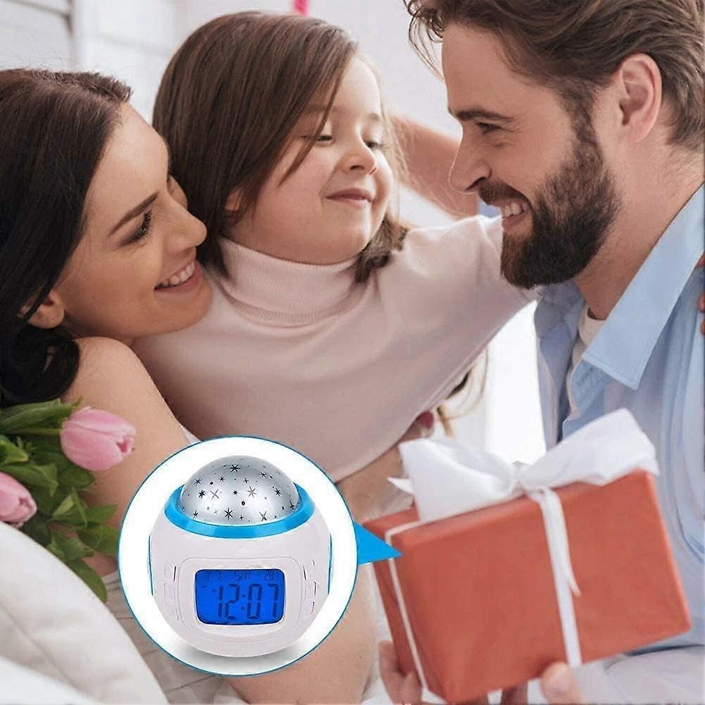 Dww-LED - Reloj despertador con luz musical para niños y niñas de 3 a 10 años, regalo de cumpleaños de Navidad para niños