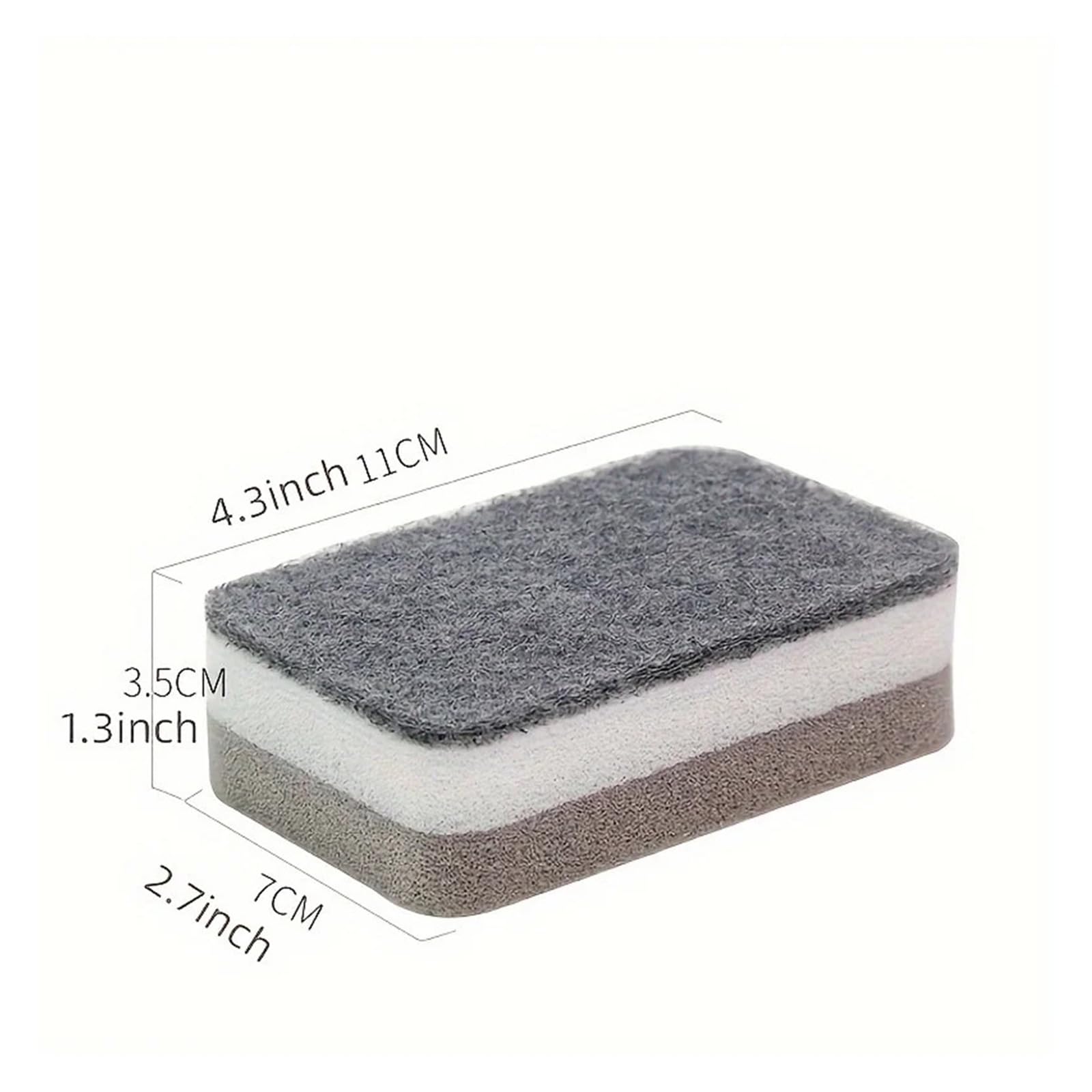 Juego de esponjas limpieza doble cara 8/16/32: ideal for la del hogar y el lavavajillas((32PCS) Cleaning Spon)