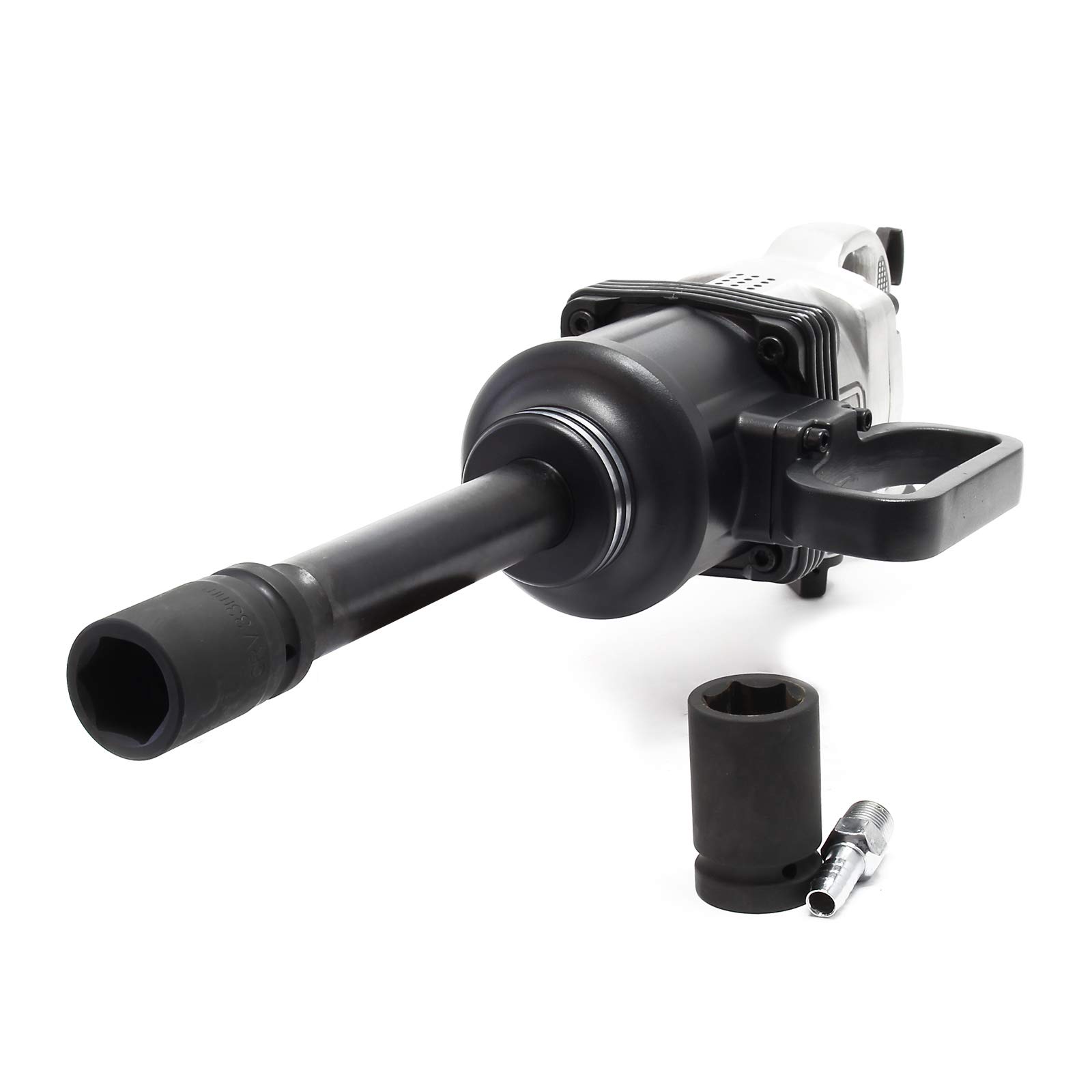Llave de impacto neumática de 25,4 mm (1") destornillador aire comprimido con vasos y mango montable