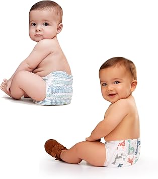 The Honest Company Comfort Dry Disposable Diapers Plant-Based Sustainable Dots & Dashes and Multi-Colored Giraffes Club Box Size 1 8-14 lbs 80 Count